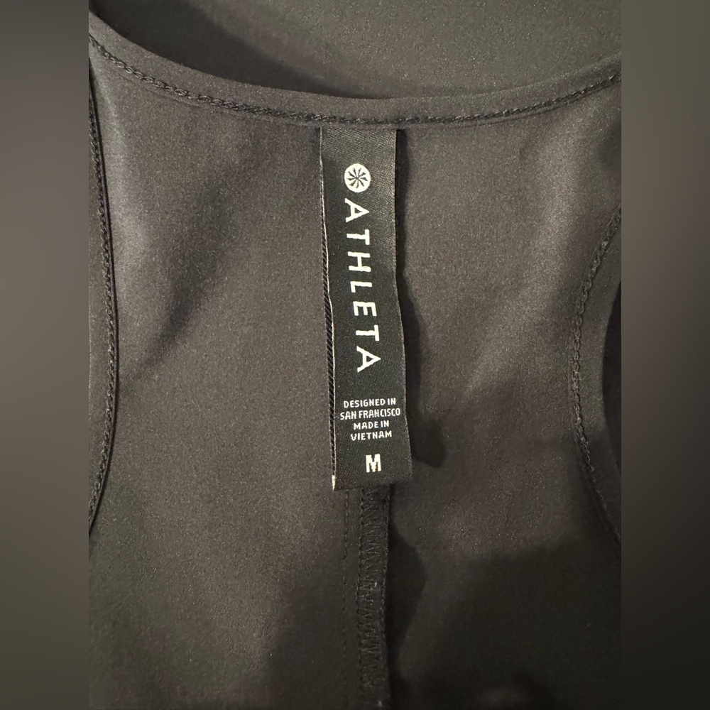Athleta Black Sleeveless Dress - Picture 2 of 2